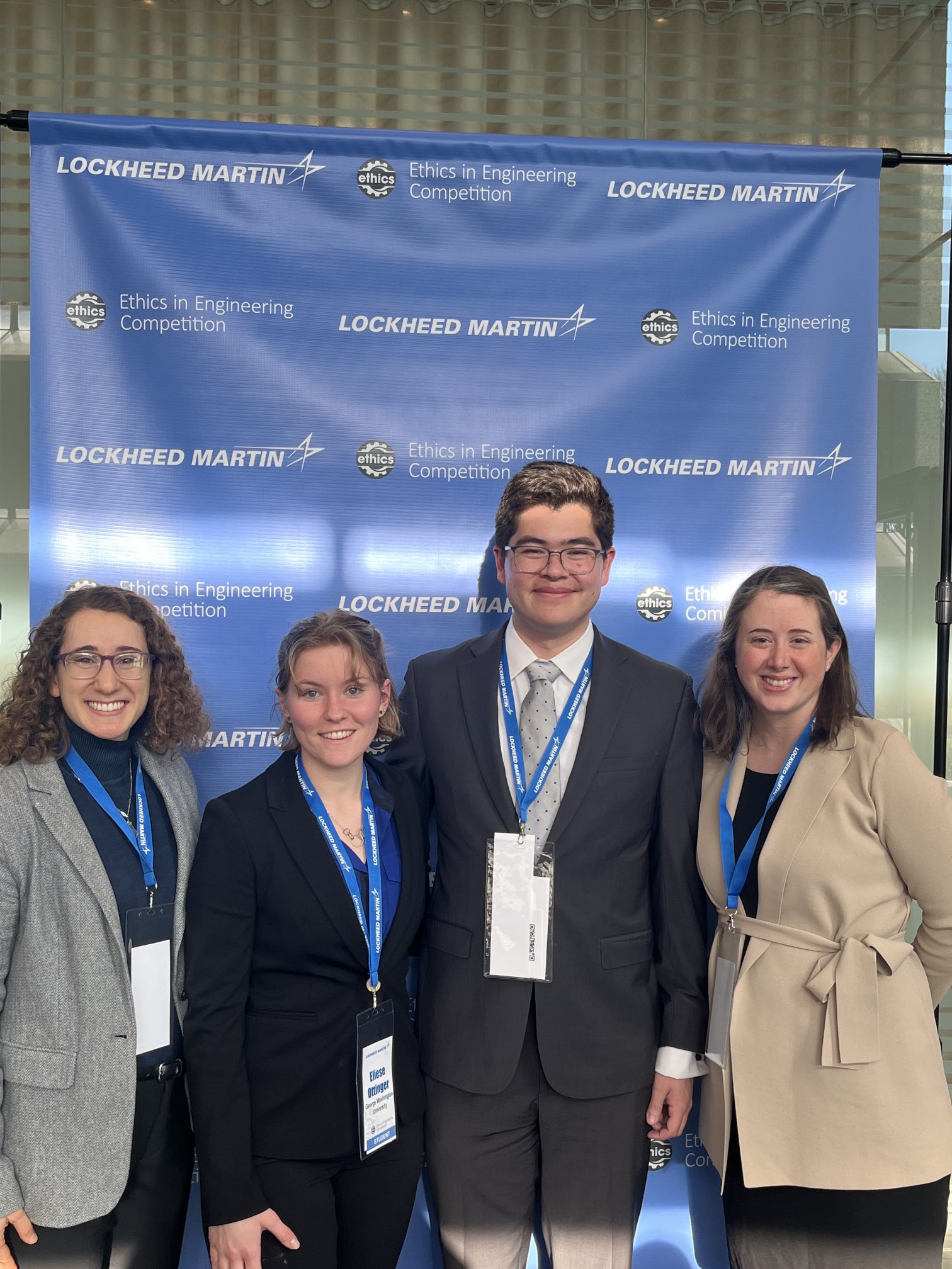 Leah Kaplan, Eliese Ottinger, James Ferguson, and Caitlin Grady