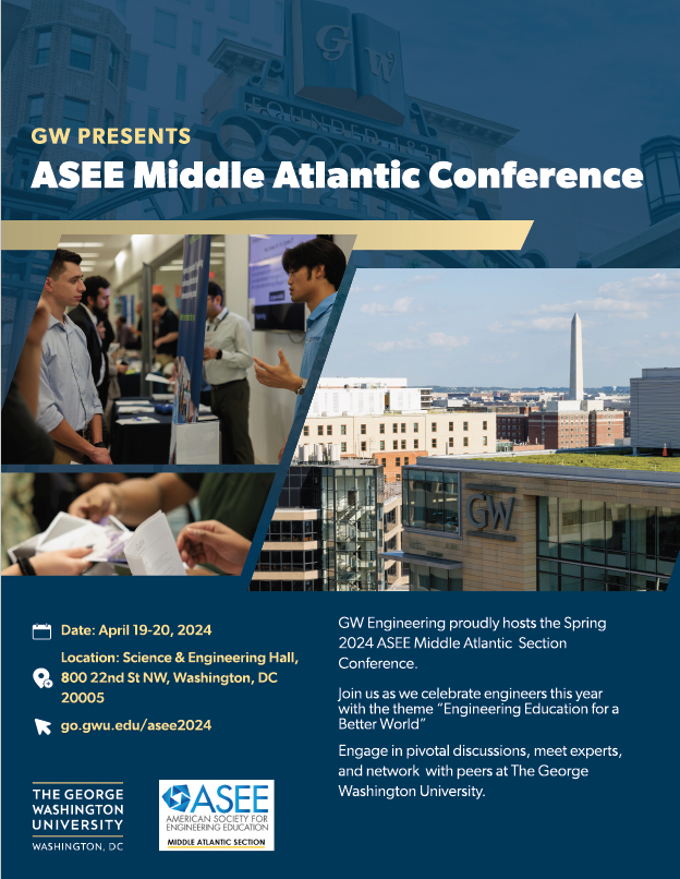 Spring 2024 ASEE Middle Atlantic Section Conference Engineering