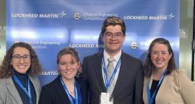 Leah Kaplan, Eliese Ottinger, James Ferguson, and Caitlin Grady