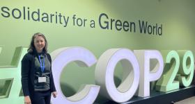 Prof. Caitlin Grady at COP29