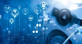 Stock photo of electric vehicle