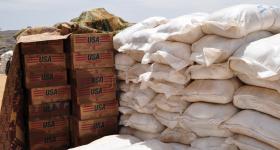 Food aid from USAID and the UN's World Food Program in Sudan. (Flickr)